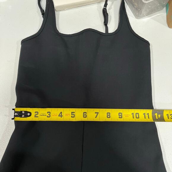 Abercrombie & Fitch Black Ponte Unitard One Piece Jumpsuit Athletic Lounge XSP - Picture 7 of 8